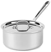 All-Clad D3 Stainless Steel 3 Qt Saucepan with Lid