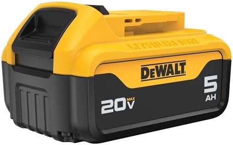 DEWALT 20V MAX 5.0 Ah Lithium-Ion Battery Pack (DCB205)