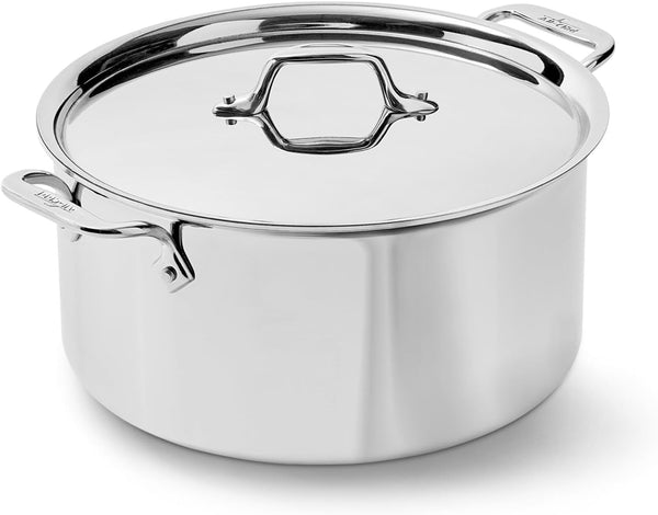 All-Clad D3 Stainless Steel 8 Qt Stockpot with Lid